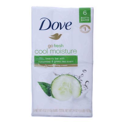Dove Bar Go Fresh Cool Moisture 6pk