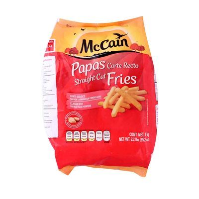 Mccain Straight Cut Fries 1kg