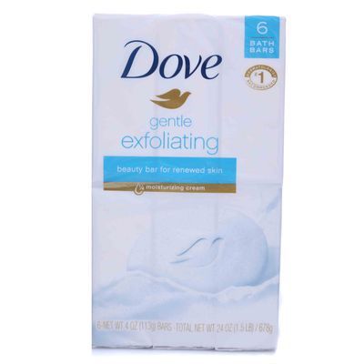 Dove Bar Exfoliating 6pk