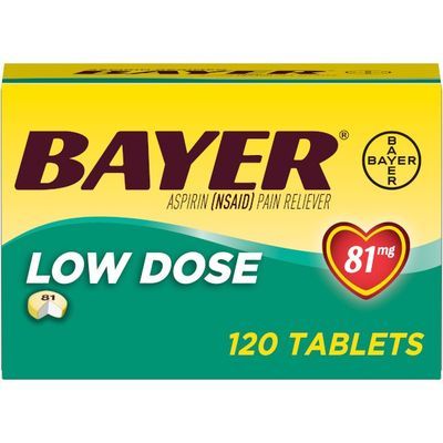 Bayer Aspirin Tablets Regimin 120s