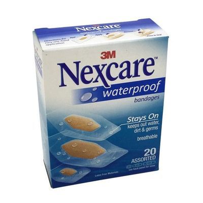 Nexcare Waterproof Bandages Asst 20s