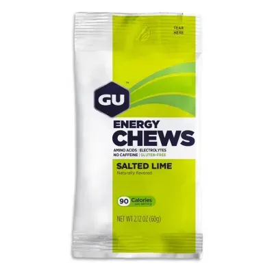 Gu Energy Chews Salted Lime 60g