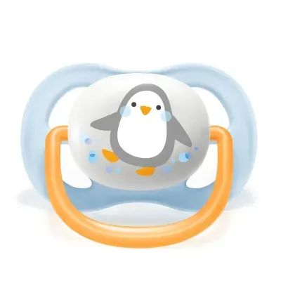 Avent Ultra Air Soother 0-6m Boy Penguin