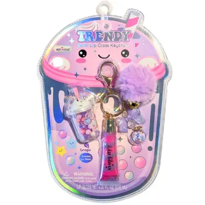 Hot Focutrendy Lip Gloss W Keychain Boba