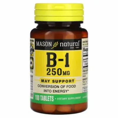 Mason Natural B-1 250mg 100s