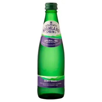 Highland Spring Spark Water Glass 330ml