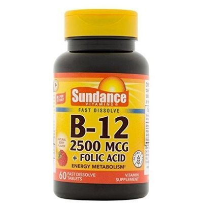Sundance Vitaminb-12 2500 Mcg+folic Acid