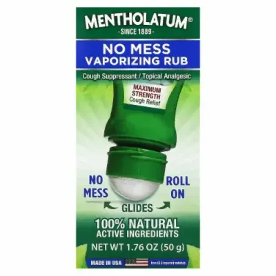 Mentholatum Rub No Mess 1.76oz