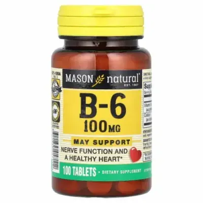 Mason Natural B-6 100mg 100s