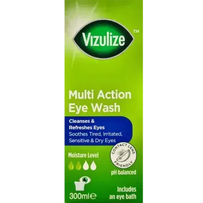 Vizulize Multi Action Eye Wash 300ml