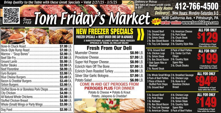 Tom Friday Tom Fridays Market