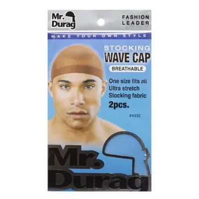 Annie Stocking Wave Cap Black