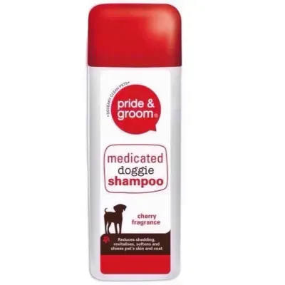 Pride & Groom Medicated Doggie Cherry Shampoo