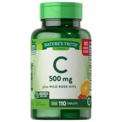 Natures Truth Vitamin C 500mg Bonus