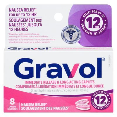 Gravol Dual Relief 100mg