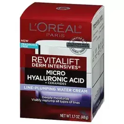 L'Oreal Line-Plumping Water Cream, Micro Hyaluronic Acid