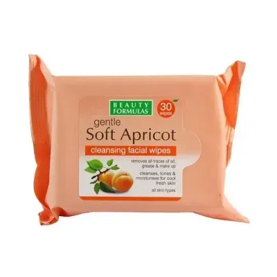 Beauty Formulas Soft Apricot Cleansing Wipes