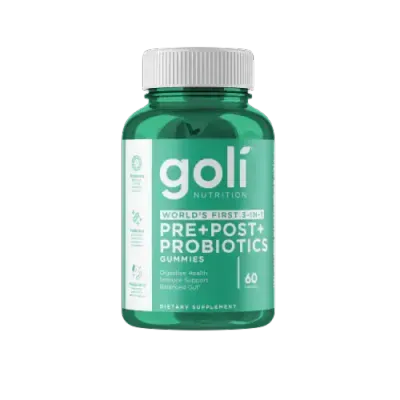 Goli Pre+post+probiotics Gummies 60pc