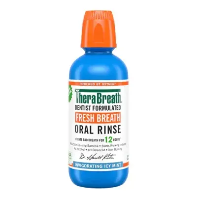 Thera Breath Icy Mint Oral Rinse 16oz