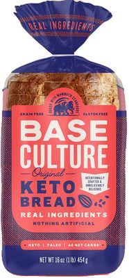 Base Culture Original Keto Bread (Frozen) - Sliced Bread