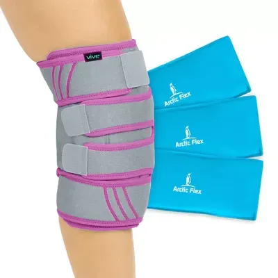 Vive Knee Ice Wrap Gray