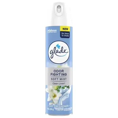 Glade Clean Linen Scent Air Freshener Spray