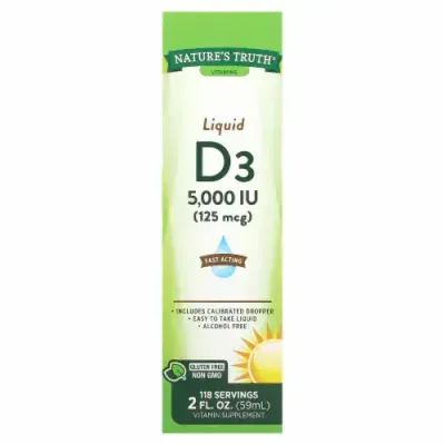Natures Truth Vitamin D3 5000iu Liquid