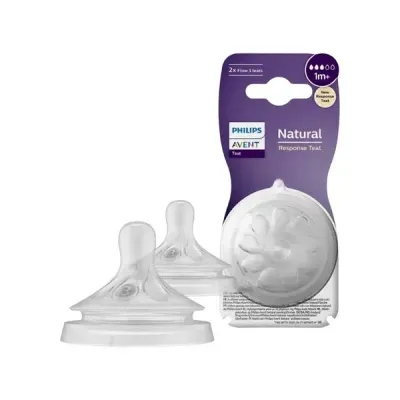 Avent Natural Response Nipple Flow 1m+