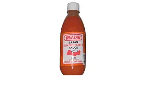 Delish Bajan Red Hot Pepper Sauce 355ml