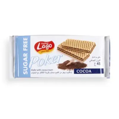 Lago Poker Cocoa Sugar Free 45g