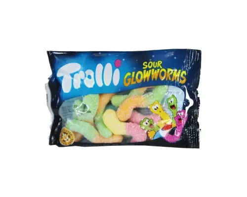 Trolli Sour Glowworms 50g