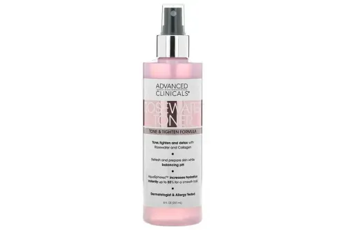 Advanced Clinicals Rosewater Toner 8oz