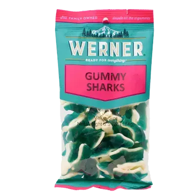 Werner Gummy Sharks 6.5oz