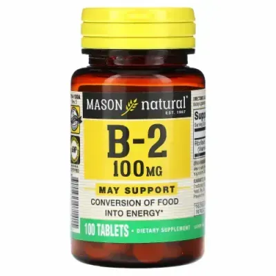 Mason Natural B-2 100mg 100s