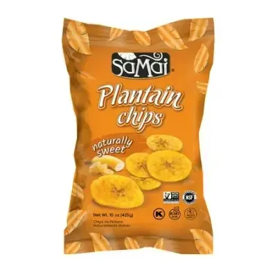 Samai Plantain Chips Nat Sweet 34g
