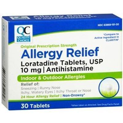 Qcnon Drowsy Allergy Relief Loratadine