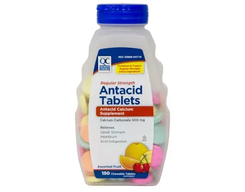 Qc Antacid Calcium Supp Fruit 150 Tab