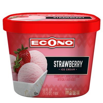 Econo Mantecado Strawberry 56oz