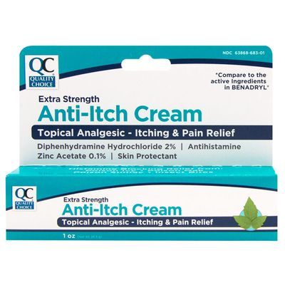 Qc Anti Itch Cream 2% Extra Strength 1oz
