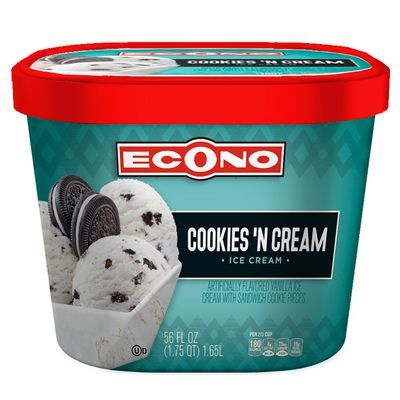 Econo Mantecado Cookies & Cream 56oz