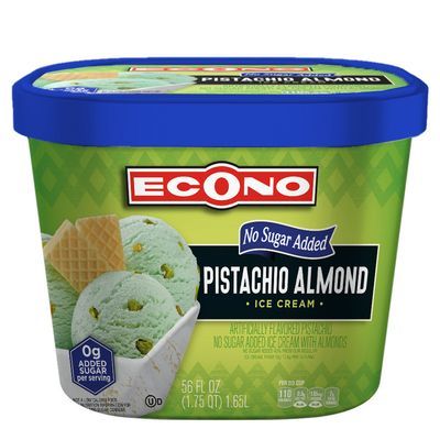 Econo Mantecado Pistacho Sin Azucar Anadida 56oz