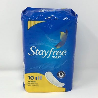 Stayfree Regular Maxi Wingless 10s