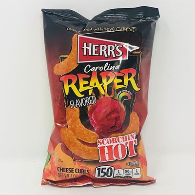 Herrs Carolina Reaper Cheese Curls 1oz