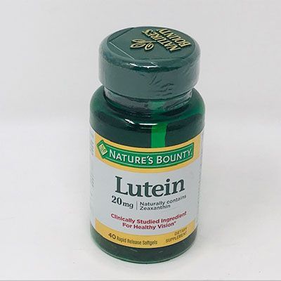 Natures Bounty Lutein 20mg Softgels 40s