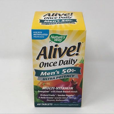 Natures Way Alive Mens 50+ Gummy 60s