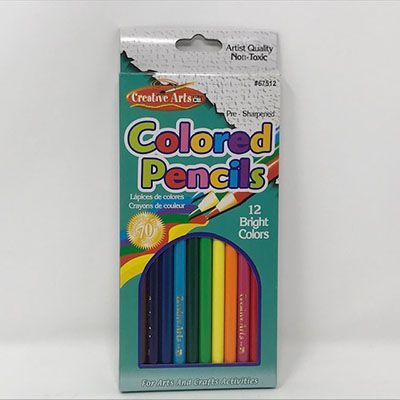 Creative Arts Colored Pencils 12