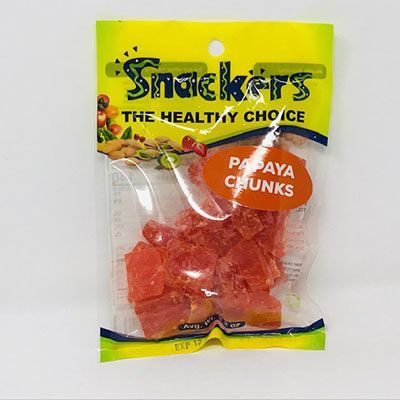 Snackers Papaya Chunks 3.5 Oz