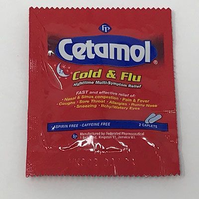 Cetamol Cold Flu Nighttime Caplets 51s