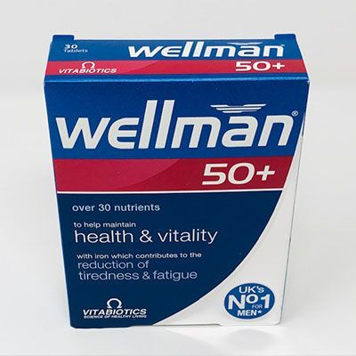Wellman 50+ Tablets 30