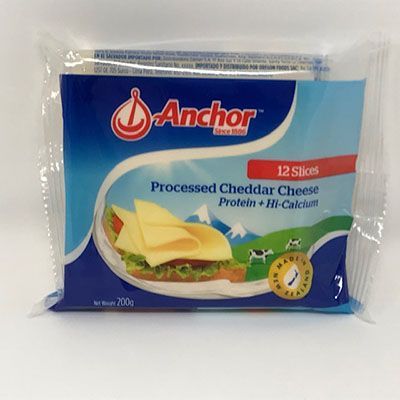 Anchor Pasteurised Process Cheese 12s